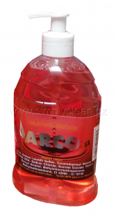 MPD ARCO mýdlo tekuté červené 0,48l dávkovač, ARCO0,5PET