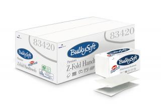 Přebal Ručník skládaný Bulkysoft EasyPack,2vrstvý 100%celulozal,144ks/bal.23x24, 83420