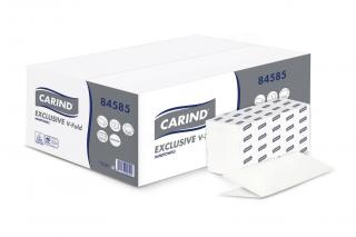 Ručník skládaný CARIND, 2vrstvý, bílá celuloza, 3150ks/karton, 84585