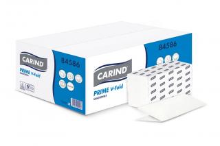Ručník skládaný CARIND, 2vrstvý, bílá celuloza, 3150ks/karton , 84586 (N za 7851)