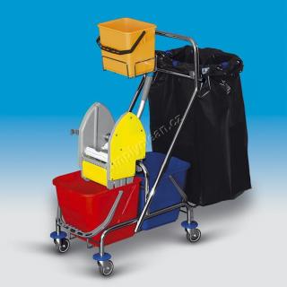 Úklidový vozík EASTMOP CLAROL PLUS V 2x17