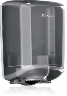 Zásobník papírových ručníků v roli LOSDI MAXI plast, kouřový CP-0520-L