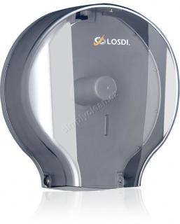 Zásobník toaletního papíru LOSDI 240, plast kouřový, CP-0204