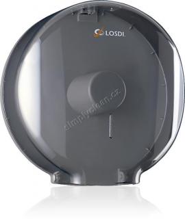 Zásobník toaletního papíru LOSDI 280, plast kouřový, CP-0205-L