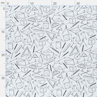 Bavlněné plátno geometrie