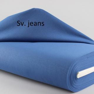Bavlněný úplet sv. jeans