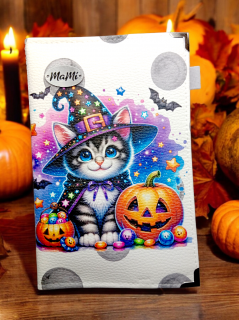 Karis obal kočka halloween cca 22x15cm