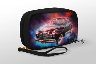 Koženkový panel  28x20cm kluci - auto