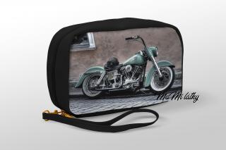 Koženkový panel  28x20cm kluci - motorka