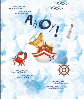 Koženkový panel 28x33cm AHOY