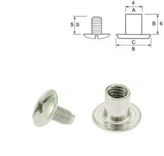 Opaskový šroubek 6mm 10ks