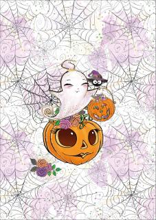 Panel halloween duch úplet 40x50cm