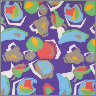 Softshell zimní fialová abstrakce 0,5m