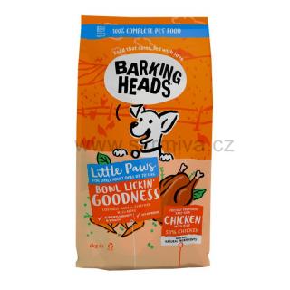 BARKING HEADS Little Paws Bowl Lickin Good Chick 6kg