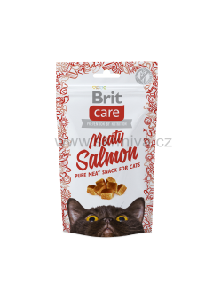 Brit Care Cat Snack Meaty Salmon 50g