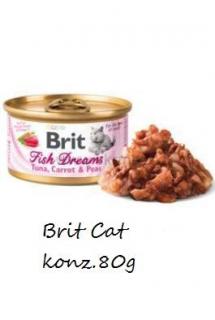 Brit Cat konz. Brit Fish Dreams Tuna , Carrot & Pea 80g