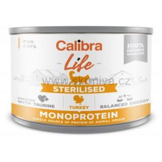 Calibra Cat Life konz.Sterilised Turkey 200g