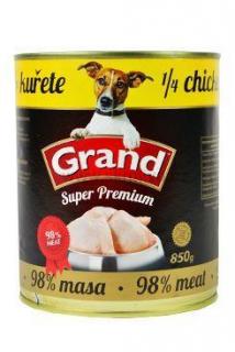 GRAND konz. pes Extra s 1/4 kuřete 850g
