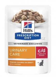 Hill's Feline C/D kapsa Urinary Stress Chicken 12x85g