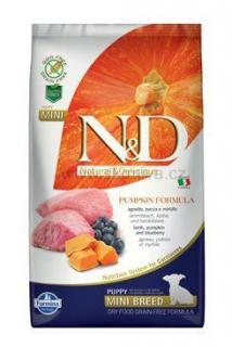 N&D Pumpkin DOG Puppy Mini Lamb & Blueberry 7kg