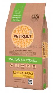 Petkult Dog Adult LOW CALORIES lamb 12kg