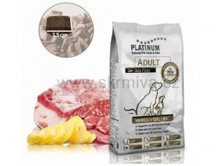 PLATINUM Natural Adult Iberico&Greens 1,5kg