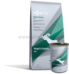 TROVET Weight & Diabetic WRD konz.pes 400 g