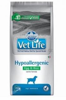 Vet Life Natural DOG Hypo Egg & Rice 12kg