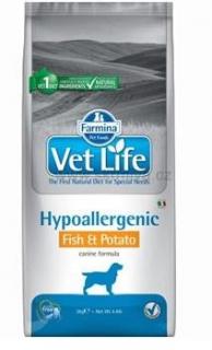 Vet Life Natural DOG Hypo Fish & Potato 12kg