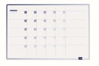 ACCENTS Linear měsíční plánovací tabule MODRÁ 60x90