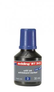 Náhradní inkoust edding BT30 (30 ml) na tabule, s kapátkem - MODRÝ