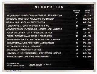 PREMIUM informační tabule 30x40 cm