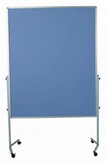 PREMIUM mobilní tabule 150x120 cm plstěná modro-šedá