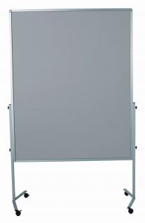 PREMIUM mobilní tabule 150x120 cm plstěná šedá