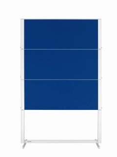 PROFESSIONAL skládací moderační tabule 150x120 cm tmavě modrá