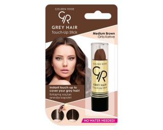 Korektor na vlasy 03 hnědá Grey Hair Touch-up Stick Golden Rose