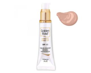 make-up mineral 02 Liquid Powder Mineral Foundation Golden Rose