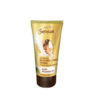 SENSUAL - Transparentní gel na holení - Aloe Vera, 150g