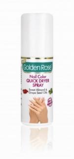 Sušič laku ve spreji Nail Color Quick Drayer Spray Golden Rose