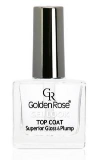 Top Coat - GEL LOOK lak Golden Rose