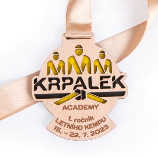 Dvouvrstvá dřevěná medaile na míru s probarvením Množství: množství: 1-29