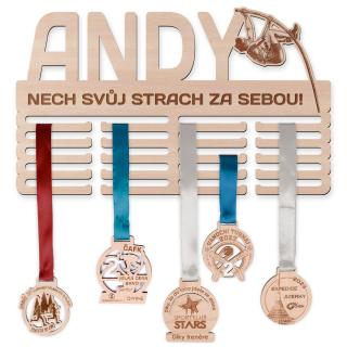 Věšák na medaile - Atletika, muž Velikost věšáku: Střední (50 x 30 cm)