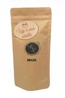 Zrnková káva Brazil Diamond 200g s dřevěným emblémem na míru Vyberte si motiv: Užij si siestu