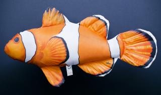 GABY plyšová ryba - klaun očkatý - NEMO, hračka a  polštář