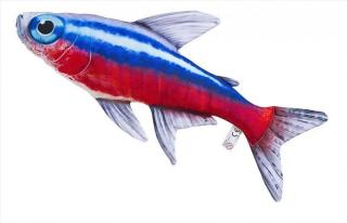 GABY plyšová ryba - Neonka obecná 53 cm , hračka a  polštář