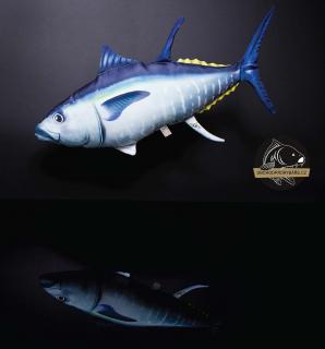 GABY plyšová ryba - tuňák, hračka a  polštář