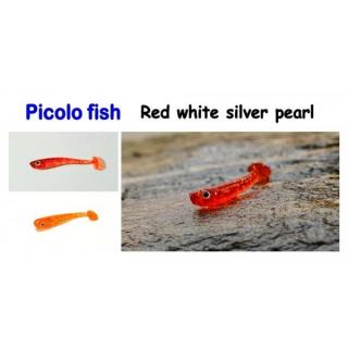Picolo Fish, 38mm, 0,4g Varianta: Red with silver glitter