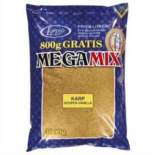 Vnadící směs Lorpio Mega Mix 3kg Kapr - Scopex Vanilka