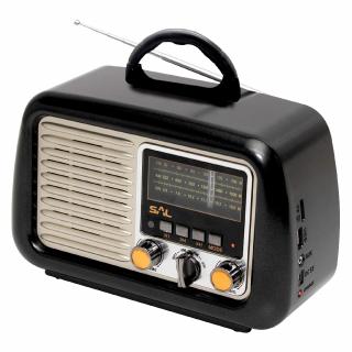 Retro přenosné rádio, MP3-BT