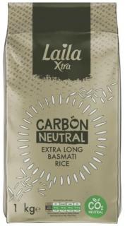 Basmati Carbon Neutral Extra Long rýže 1kg - Laila